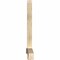 Ekena Millwork Bellingham Rough Sawn Timber Gable Bracket, Douglas Fir, 72"W x 48"H x 4"D x 4"F, 16/12 Pitch GBW072X48X0404BEL00RDF - alternate 4